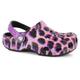 Crocs Lila tigreadas talla 13c