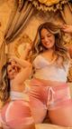 Short doll Veludo Plus Size