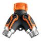 Conector Y 3/4" Metalico Con Recubrimiento Plastico 102248 Truper