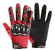 GUANTES ROJOS.