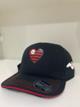 Boné Flamengo Preto coração #