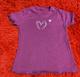 Blusa / Bordada Roxo Coração