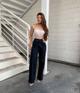 N:36 Calça / Wide Leg Preta