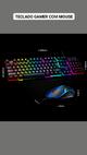 Kit teclado e mouse com fio