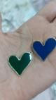 Dije corazón irregular 26x27x2.5mm