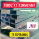 Tubo 2"x 1"x 2mm x6mtrs