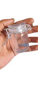 Pote de vidro pequeno