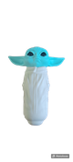 Pipe de silicone baby yoda c/ pá e slick