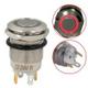 BOTÓN METAL PUSH BAJO PULSADOR 12MMANILLO LUZ LED ROJO 12-24VDC 609.85