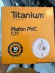 ROSETA/PLAFON PVC E27 TITANIUM TTA41