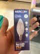 BOMBILLO LED VELA 4.5W 6500K  E14 MERCURY IBL17