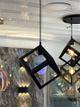 LAMPARA X1 CUBO MEDIANO NEGRO TECHO SUMILED