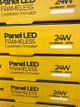 PANEL LED FRAMELESS 24W 6500K CUADRADO/INC TITANIUM