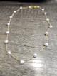 CADENA FABRICADA PERLA / ACRILICA EN FORMA DE CORAZON PEQ CFL006221