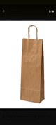 Bolsa kraft botella 12x36 cm
