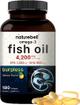 Omega 3 4200mg + EPA 1200mg + DHA 900mg Frasco de 180 Cápsulas