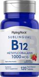 Vitamina B12 1000mcg 120 Tab Metilcobalamina Sublingual