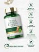 Ginseng 2000mg + Ginkgo Biloba 3000mg + Pimienta Negra 5mg 120 Cápsulas