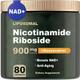 NAD + Nicotinamida Riboside Lipsomal 500mg + Quercitina 250mg + Trans Resveratrol 150mg 80 Cápsulas