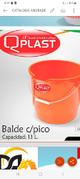 BALDE CON PICO 13 LTS COLOR 1RA QPLAST