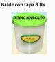 BALDE DE 8 LTS SUMAC. + CAÑO BSA