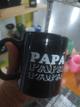 307 taza negra papa ceramica