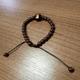 Pulsera ajustable hematita Jesús Misericordioso (169358029)