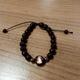 Pulsera ajustable negro Jesús Misericordioso (169391029)