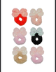 Colita Scrunchies de peluche con Moño Lentejuelas 351086