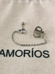 Piercing Bidu Corazón c/Strass Engarzado 683