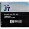 Miniatura 1 de bateria celular karsen J400   1900 mA