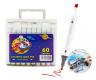 Miniatura 1 de 228279 MARCADORES DOBLE PUNTA X60 CAJA RIGIDA