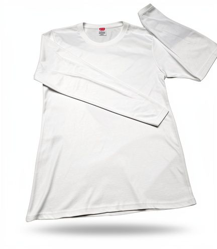caballero  Playera manga larga unitalla. Inter blanco