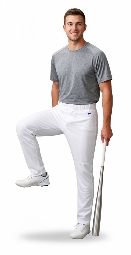 16 Pantalón blanco softball/baseball YSTON