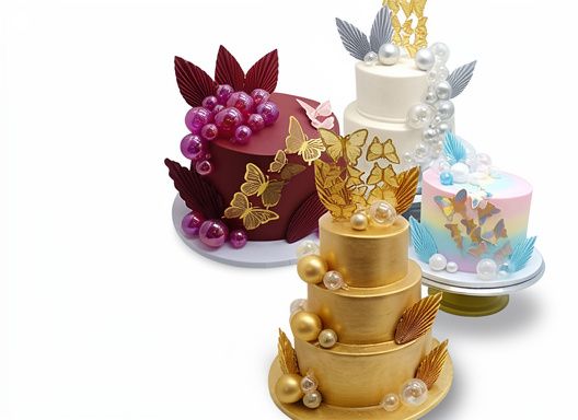 Adorno par torta mariposa 26 piezas