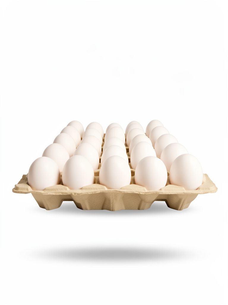 Bandeja Huevo blanco Jumbo