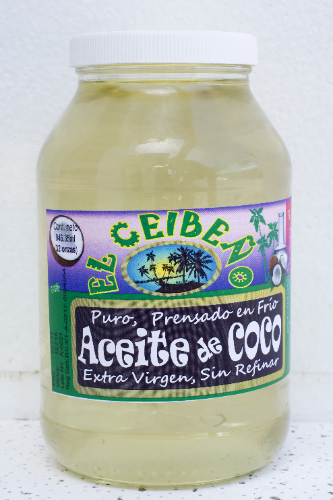 -  Litro ACEITE DE COCO EXTRA VIRGEN 32oz