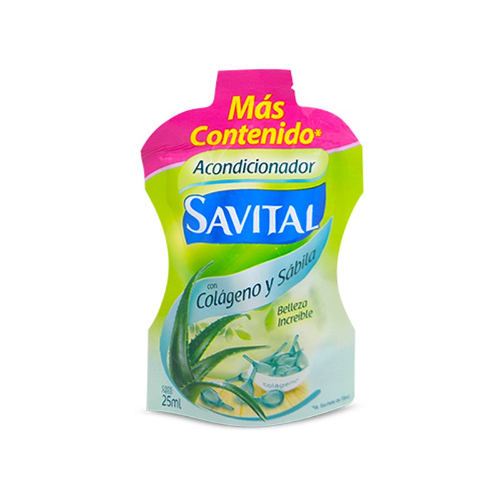 Acondicionador savital con colágeno y sabila 22ml