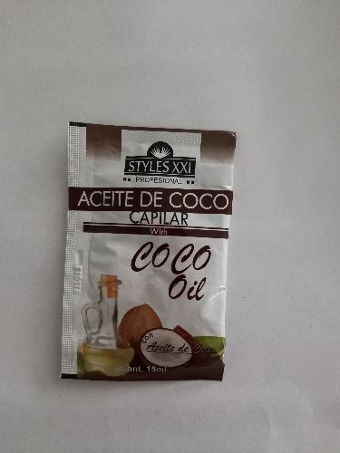 Aceite de coco capilar Styles XXI sobre 15ml