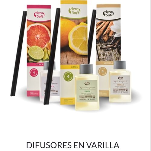 Aerosoft difusores en varillas