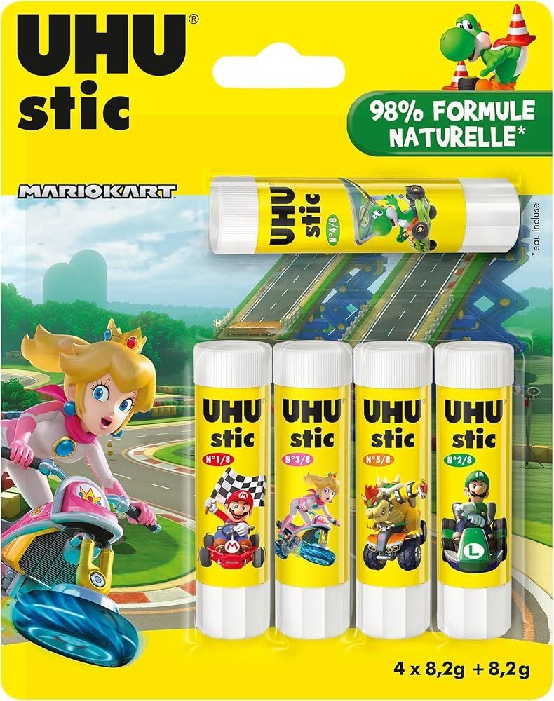Pegamento En Barra UHU STIC Mario Cart Edition