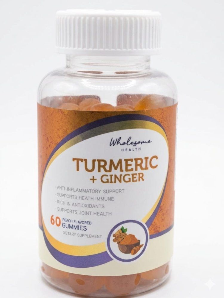 CÚRCUMINA + GINGER FRASCO X 60 GOMITAS