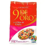 9 DE ORO CON CHIP COLOR