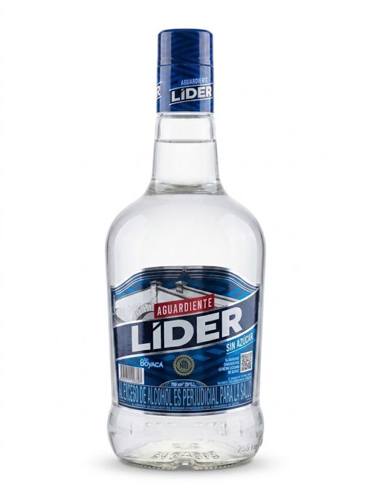 Aguardiente 750ml lider azul