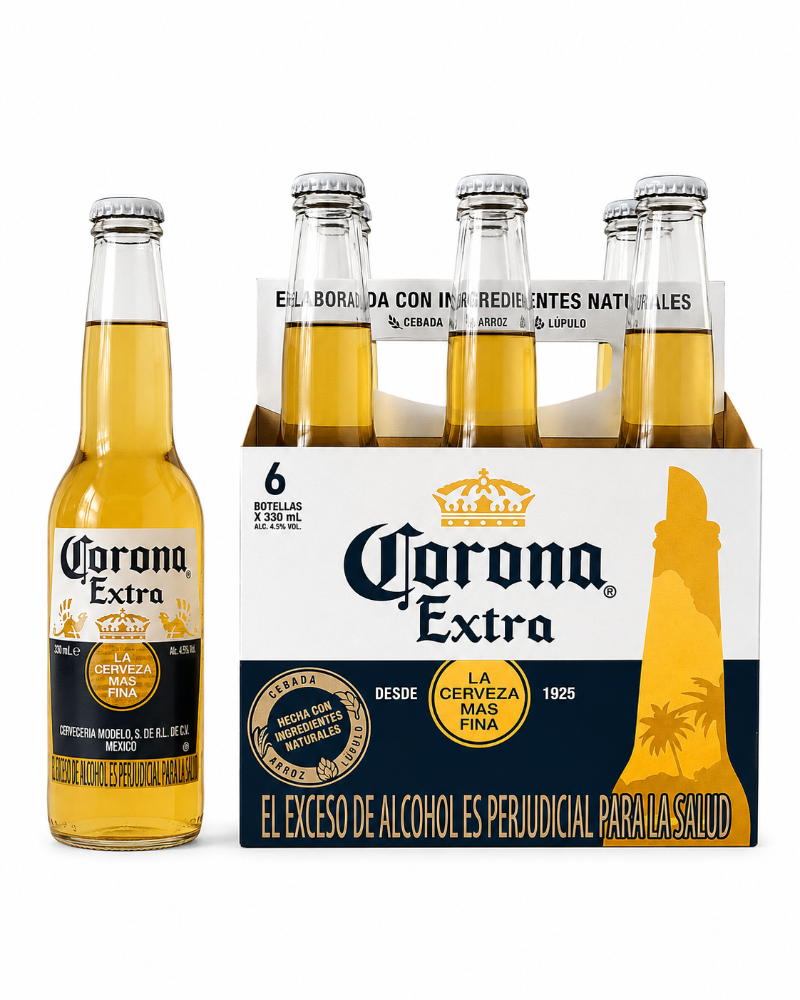 Cerveza Corona x6