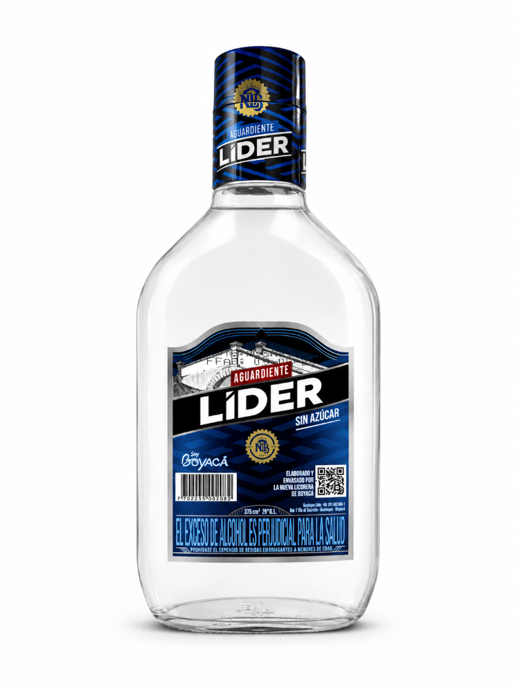 Aguardiente 375ml lider azul