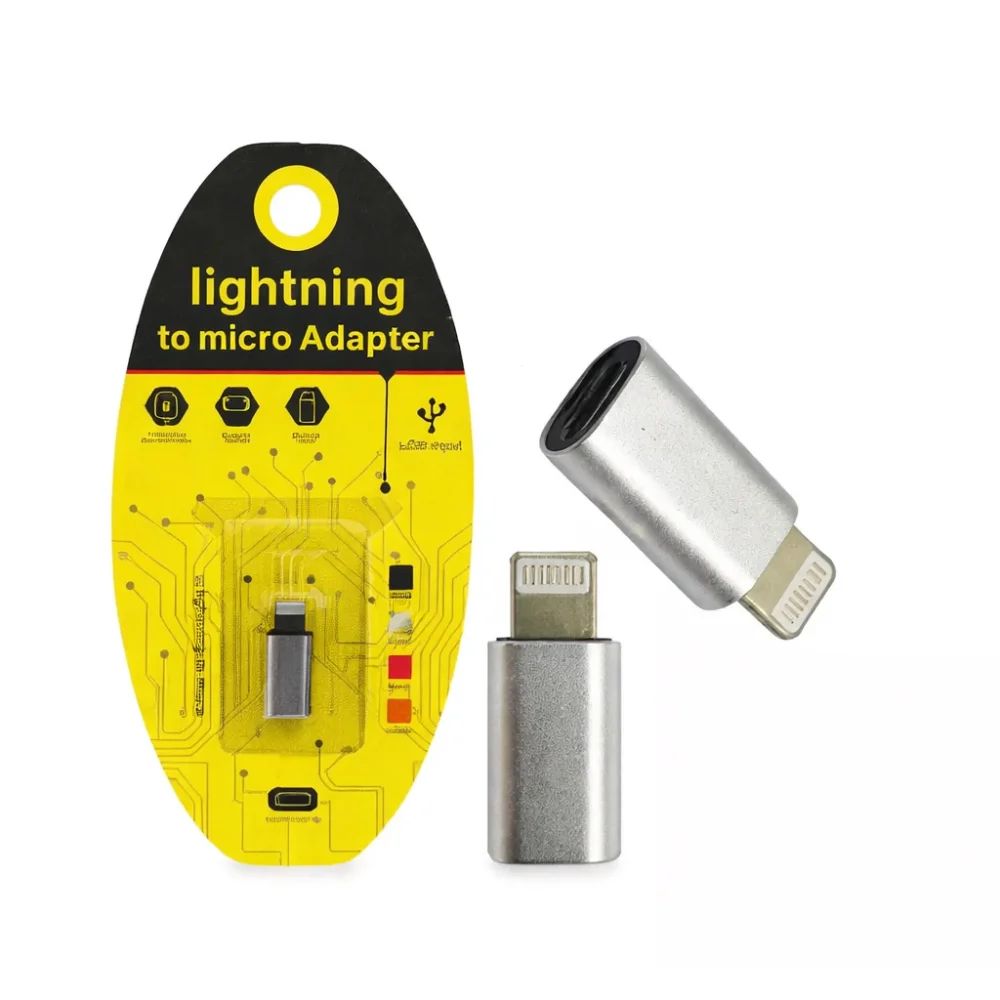 Adaptador micro a lightning corto