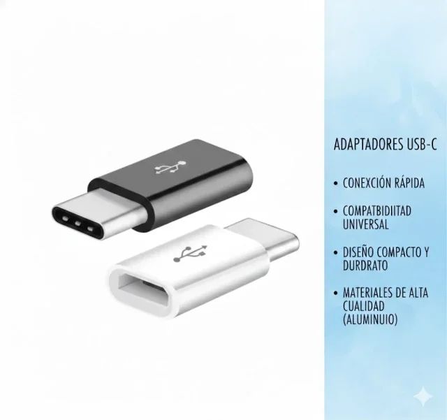 Adaptador microusb a tipo C