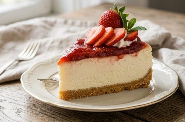 Cheescake sabor a fresa