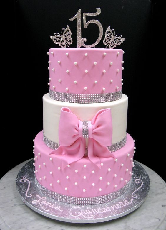 Pastel de 15 años